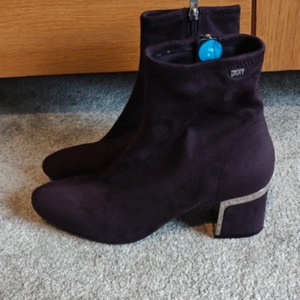 DKNY Women's Ankle Boots in Rich Purple